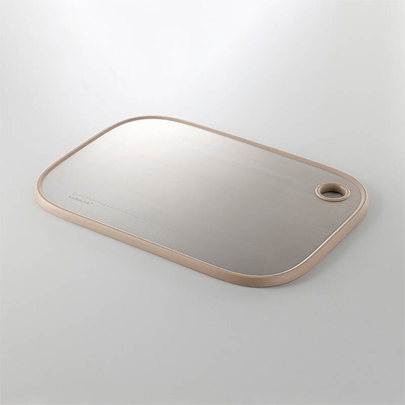 Thớt hai mặt inox 304, PP kháng khuẩn hiệu LocknLock kích thước 400*280*12MM - Màu Ivory - CKD096IVY, , large image number null